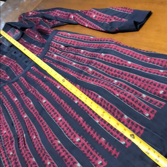 Just My Typist Shirt Dress in Clover Stripe - Picture 8 of 8